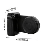 Magnetic Phone Camera Handle – 360° Rotating, Self-Lighting, and Remote-Controlled!