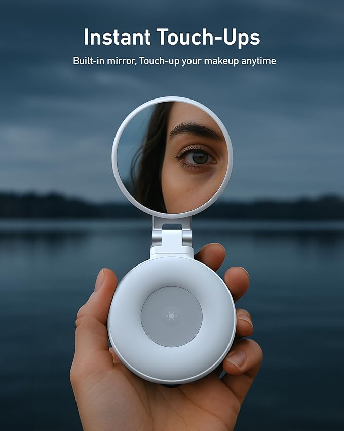 💡 Magnetic Selfie Light | Rechargeable LED Ring Light for Smartphones & Laptops