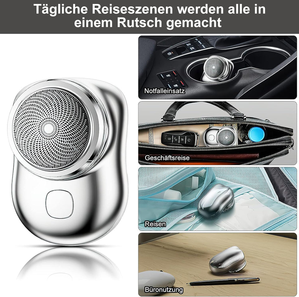 🧔‍♂️✨ Mini Pocket Portable Electric Shaver – Sleek, Powerful & Travel-Ready!