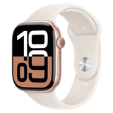 🕒  Pro Series 10 Watch – 46mm Silver Aluminum with Denim Sport Band ⌚💙