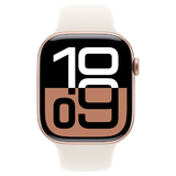 🕒  Pro Series 10 Watch – 46mm Silver Aluminum with Denim Sport Band ⌚💙