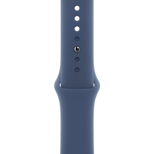 🕒  Pro Series 10 Watch – 46mm Silver Aluminum with Denim Sport Band ⌚💙